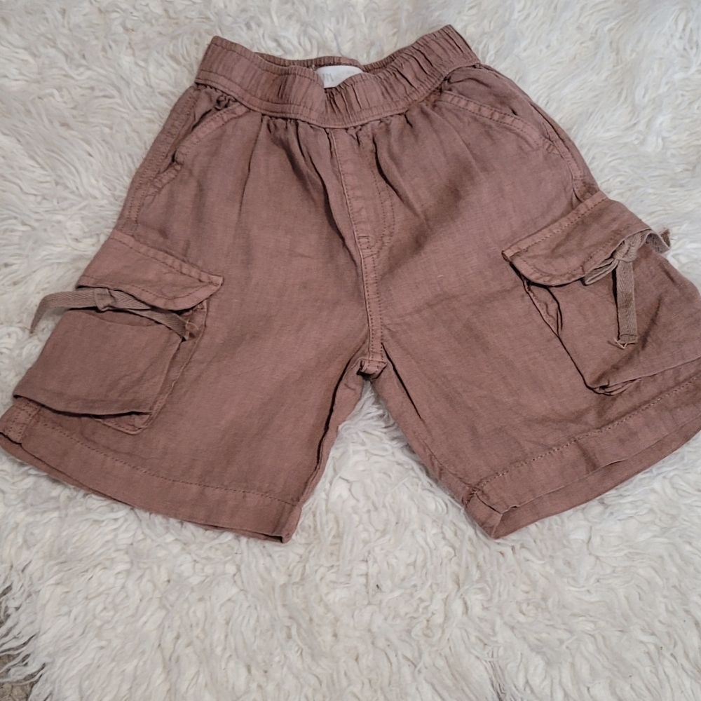 Pink Linen Shirt and Shorts Set - Picture 5 of 7